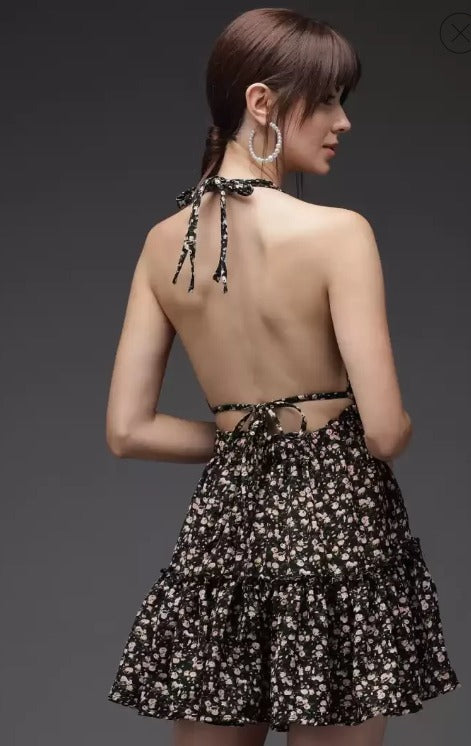 Women Fit and Flare Multicolor Dress