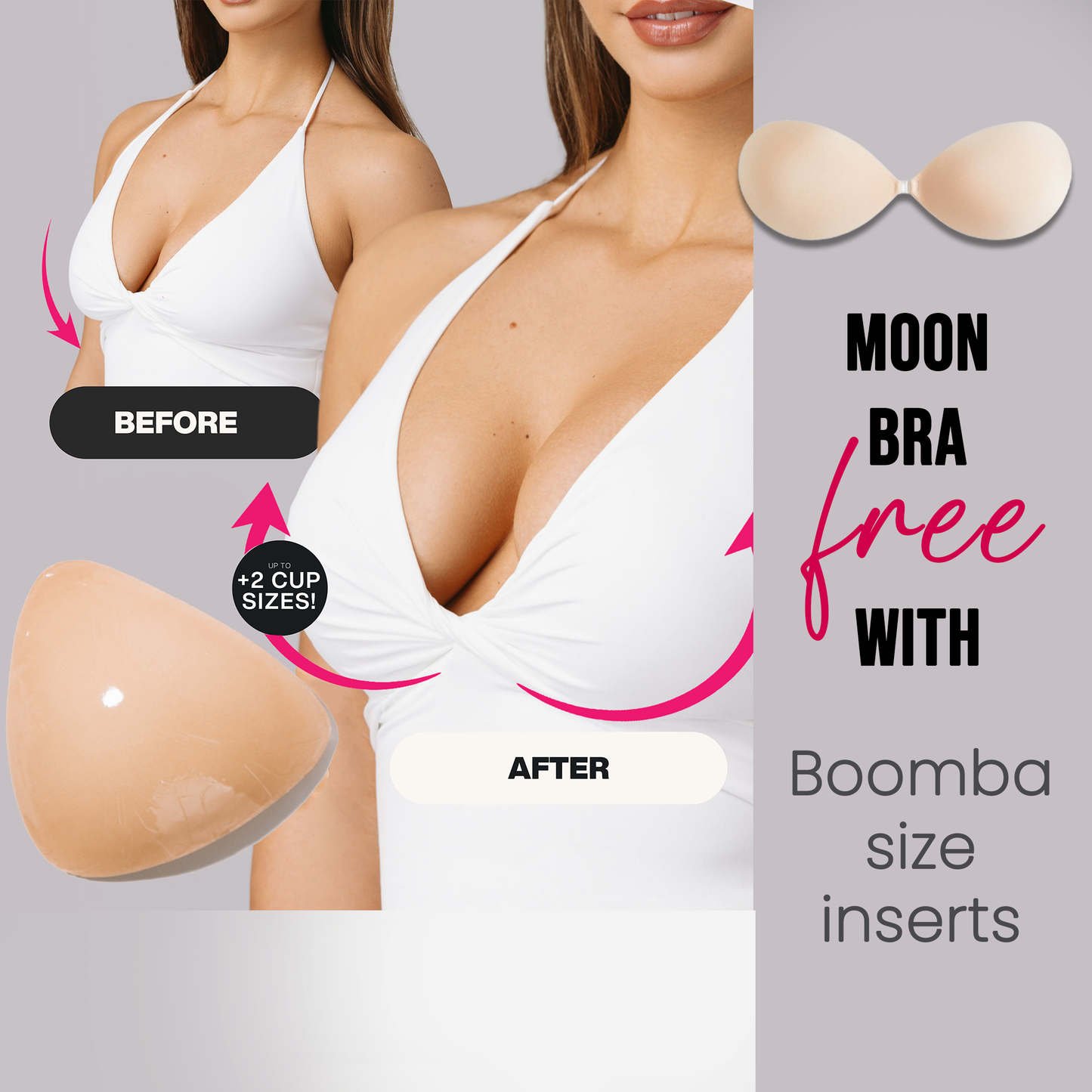 Moon Bra + Free Boom BRA Ultra Boost Inserts