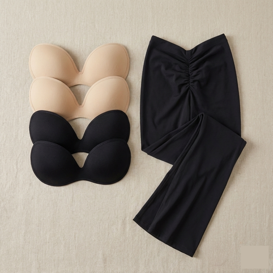 Best Sticky Bra Combo Offer - Buy 4 Moon Bras Get 1 Free Leggings