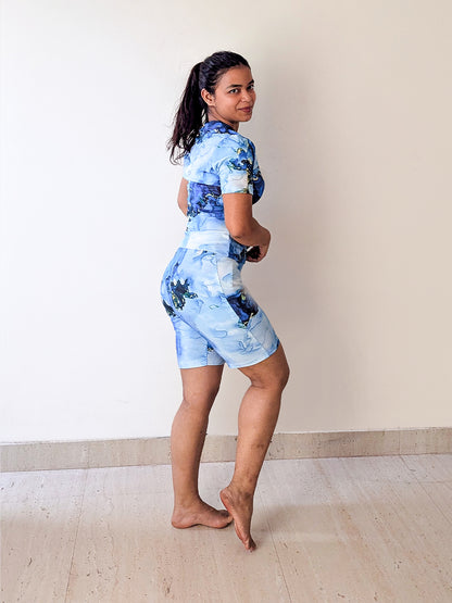 Dive Into Style – The Ocean Blue Co-ord Set 🌊💙