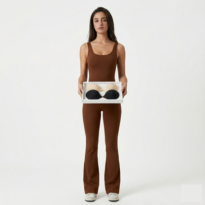 Best Sticky Bra Deal - Buy 4 Moon Bras Get 1 Free Flare Jumpsuit