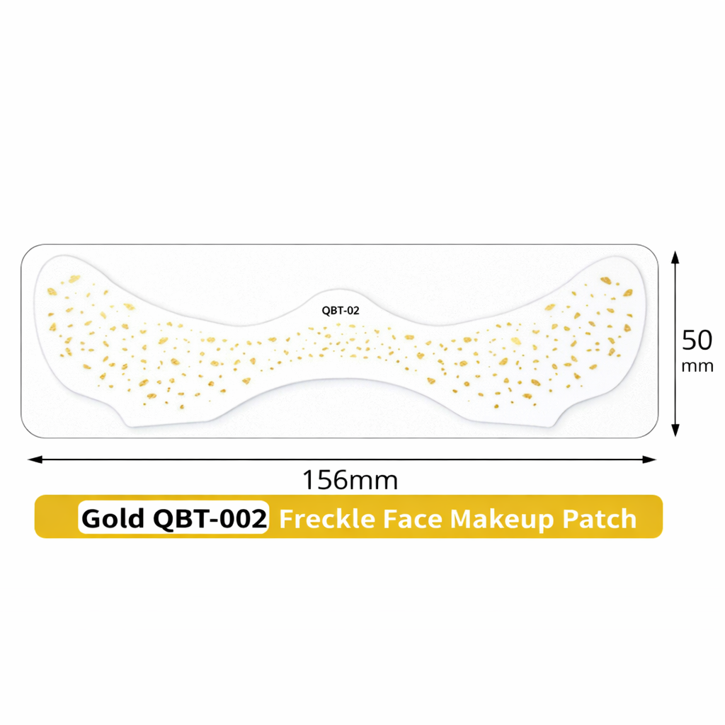 Gold Glitter Freckle Makeup Patch