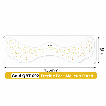 Gold Glitter Freckle Makeup Patch