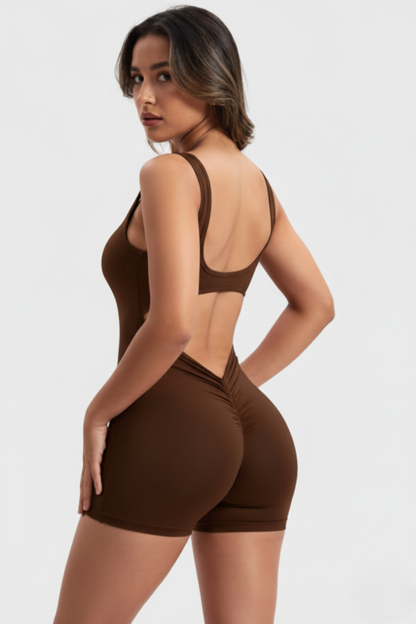 Cheekee V-Back Romper