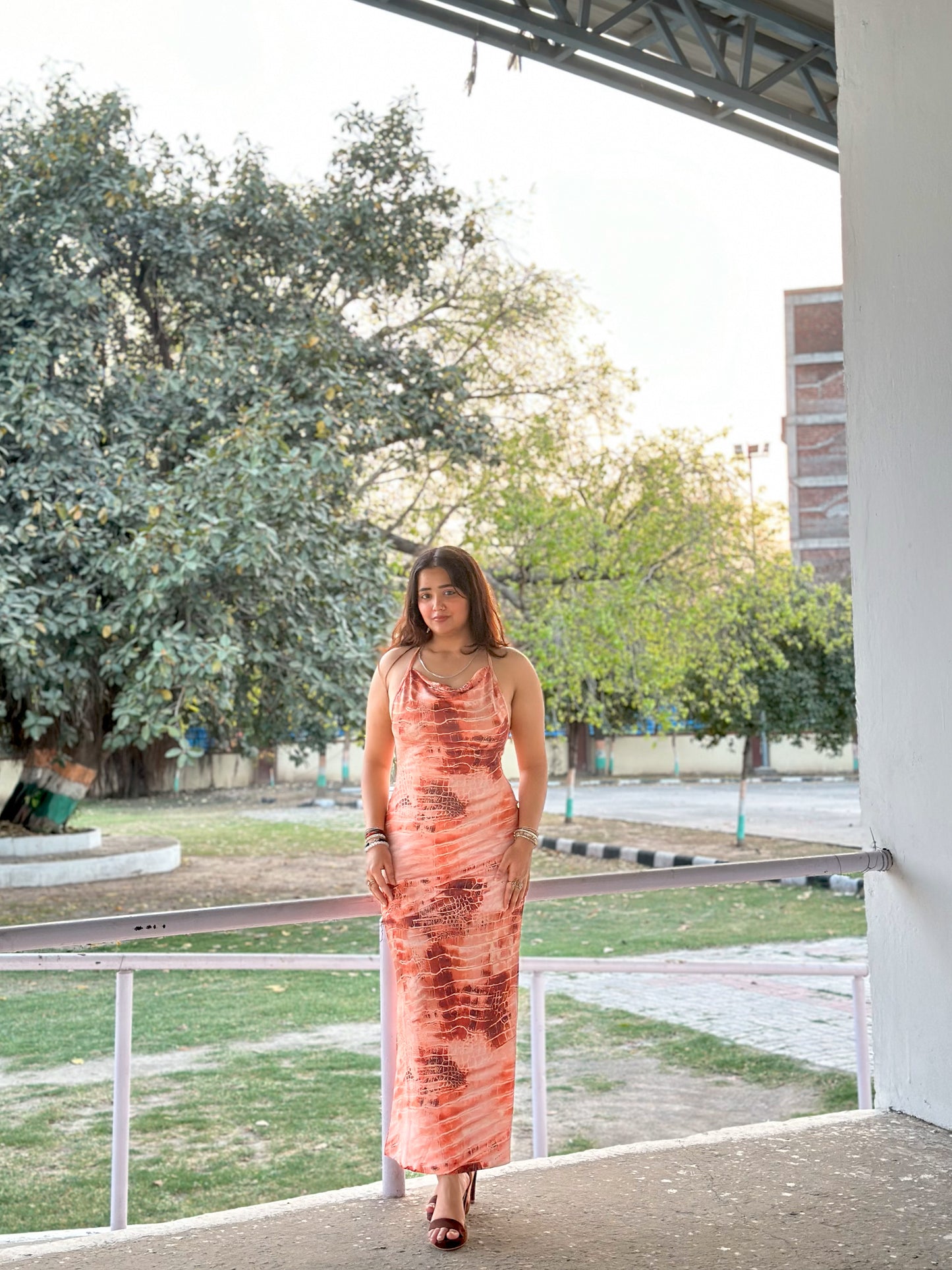 Cheekee Sleek & Stunning Women's Multicolor Bodycon  Dress