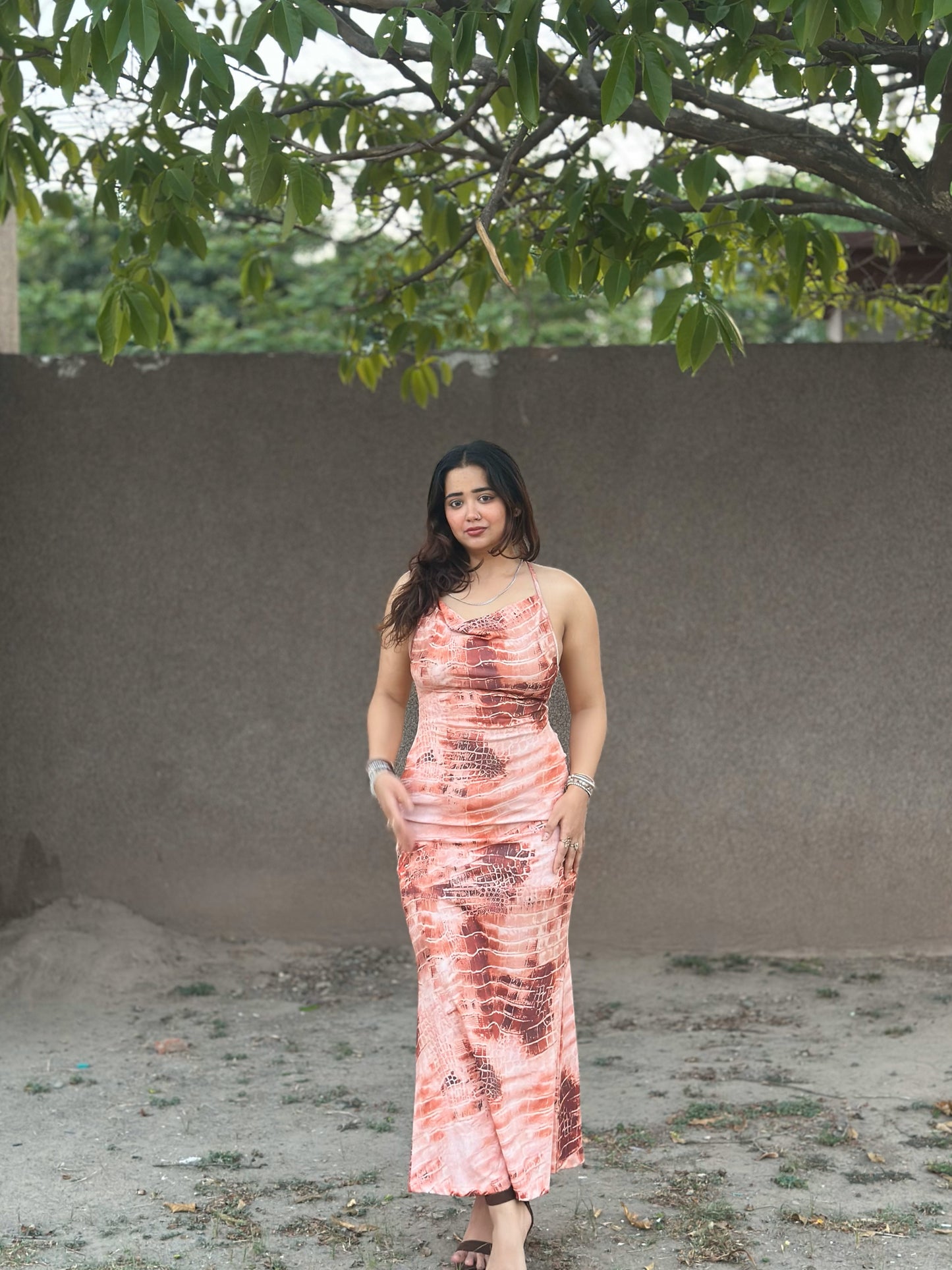 Cheekee Sleek & Stunning Women's Multicolor Bodycon  Dress