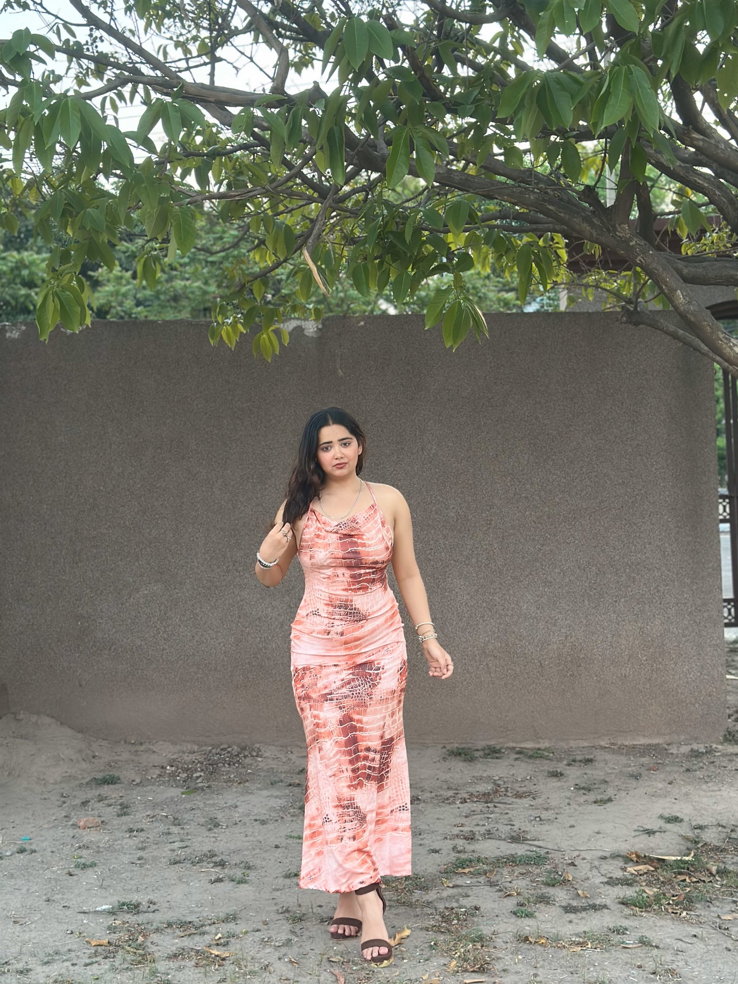 Cheekee Sleek & Stunning Women's Multicolor Bodycon  Dress