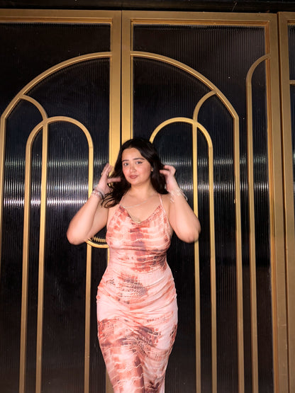 Cheekee Sleek & Stunning Women's Multicolor Bodycon  Dress