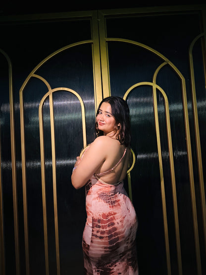 Cheekee Sleek & Stunning Women's Multicolor Bodycon  Dress