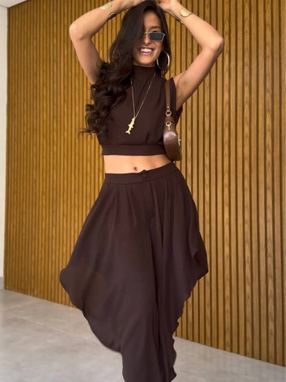 Cheekee Luna American Crêpe Co-Ord Set