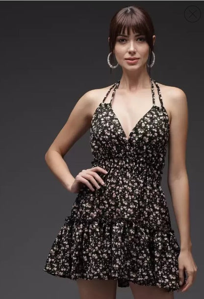 Women Fit and Flare Multicolor Dress