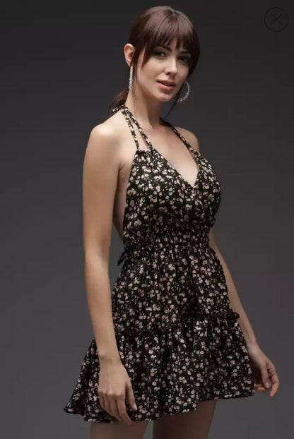 Women Fit and Flare Multicolor Dress