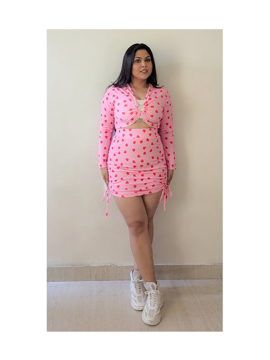 Cheekee "Pink Mirage" Co-ords Set – Chic, Playful & Effortlessly Stylish 💖