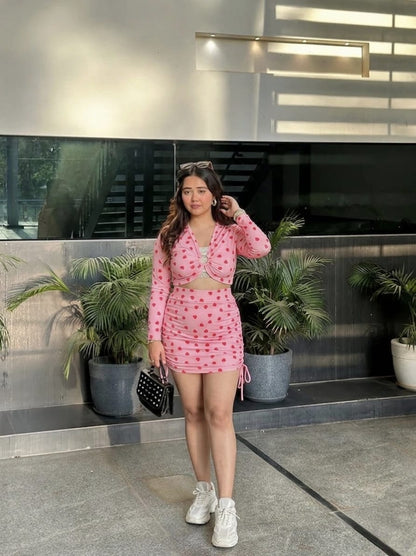 Cheekee "Pink Mirage" Co-ords Set – Chic, Playful & Effortlessly Stylish 💖