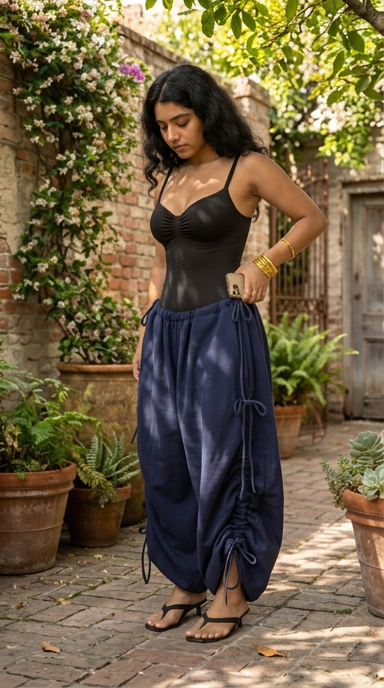 Wanderlust Parachute Pants & Sculpt Bodysuit Set