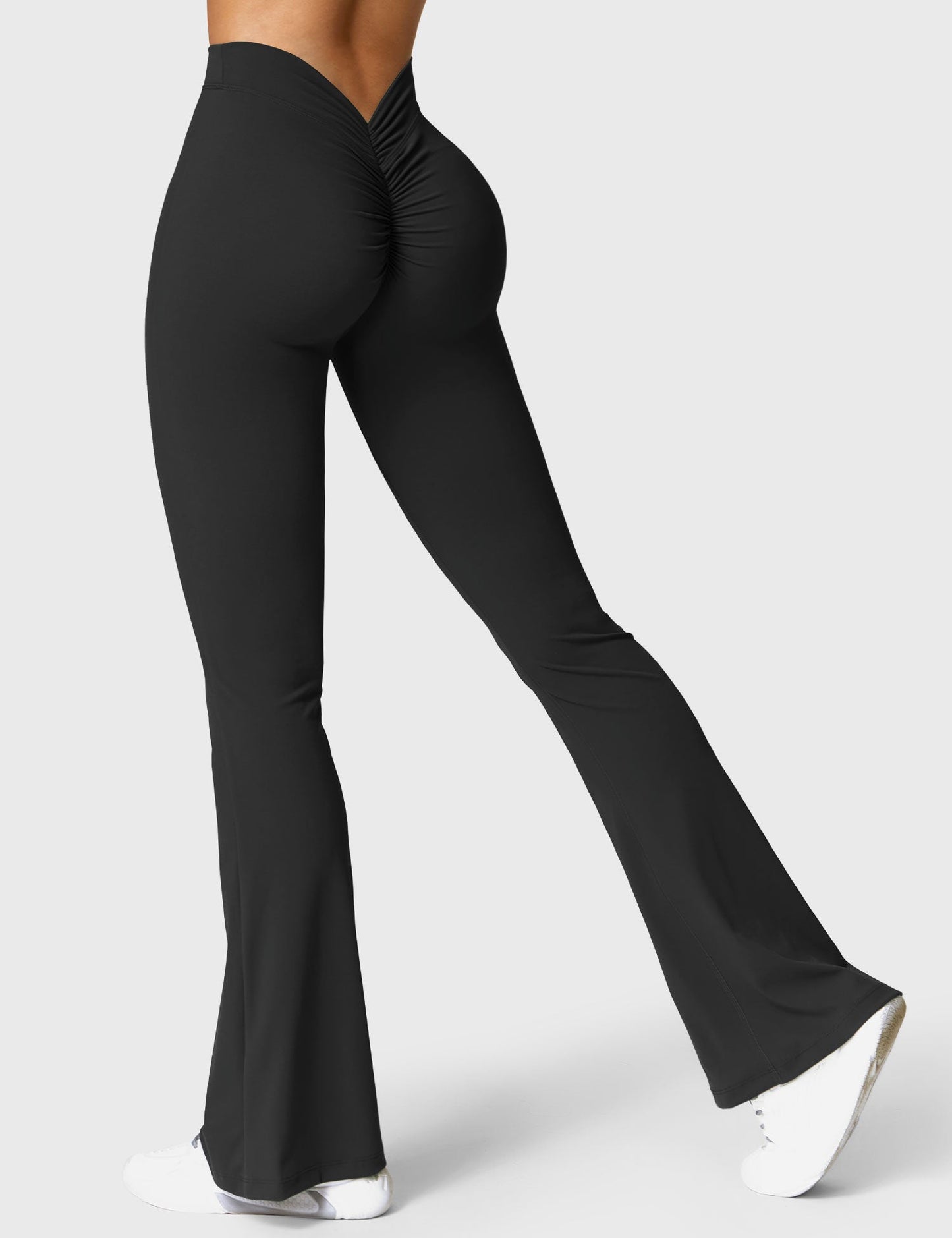 Cheekee V-back Flared Leggings